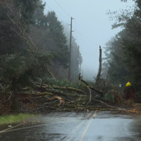 SR 109 near Taholah remains closed through Monday, March 23 following large debris slide